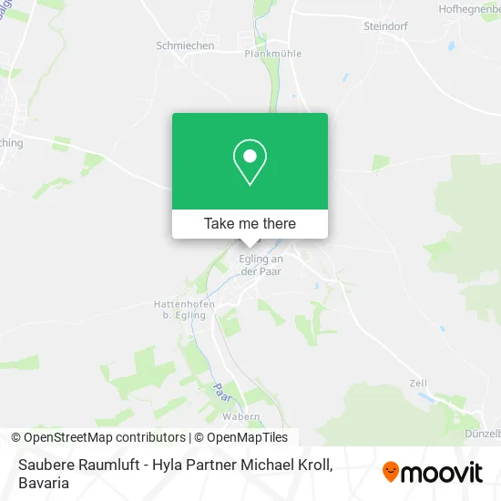 Карта Saubere Raumluft - Hyla Partner Michael Kroll