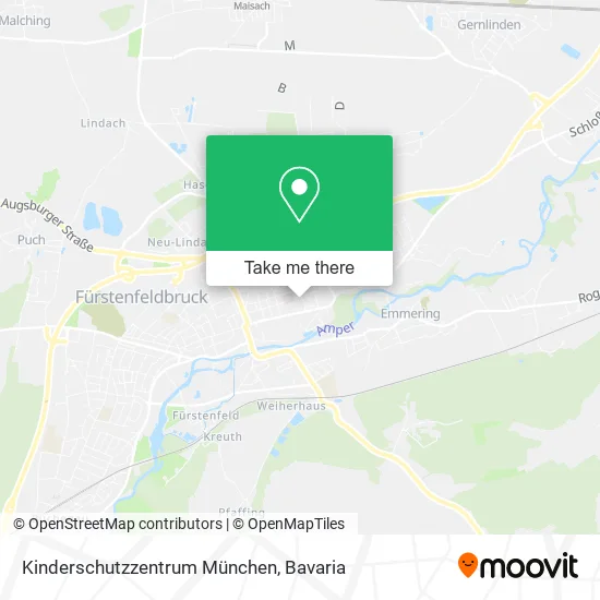 Карта Kinderschutzzentrum München
