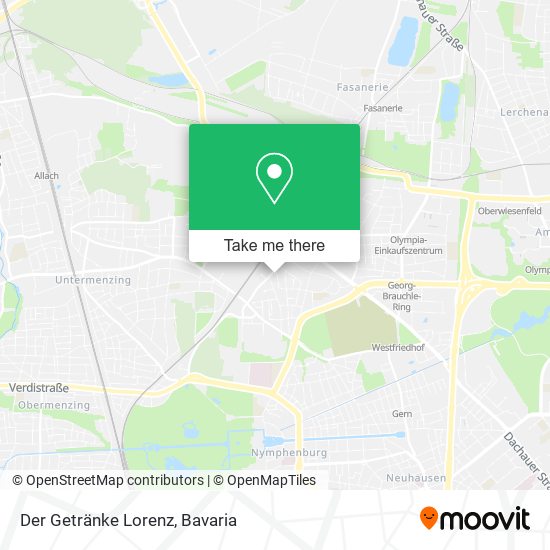 Der Getränke Lorenz map