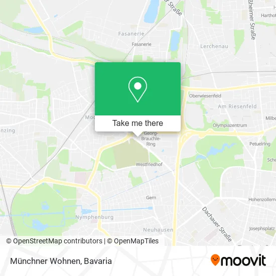 Карта Münchner Wohnen