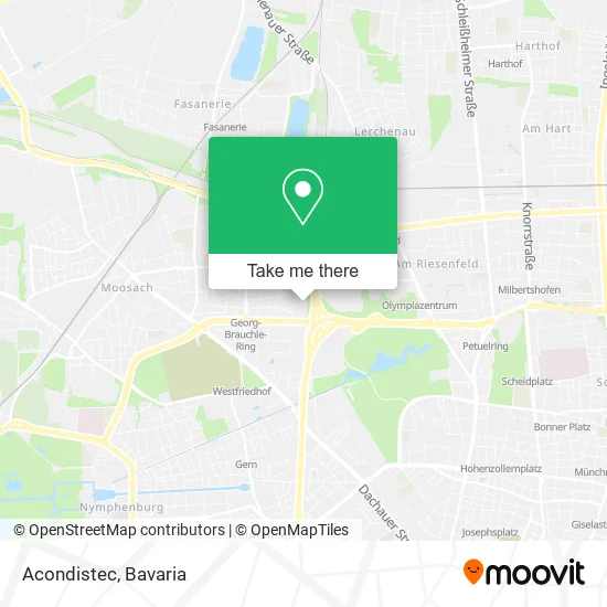 Карта Acondistec