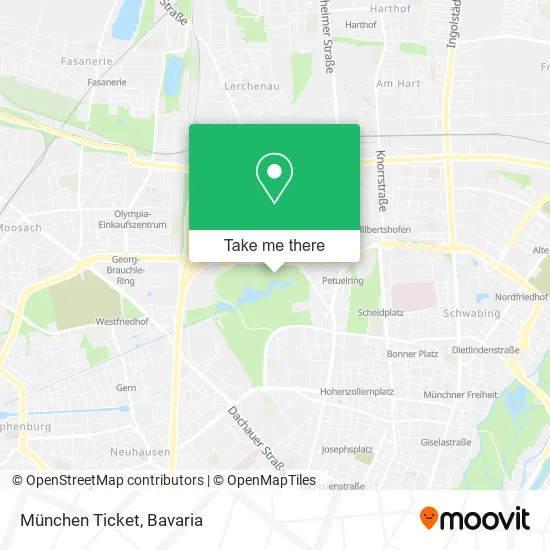 Карта München Ticket