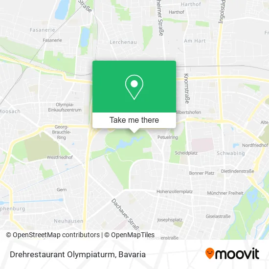 Карта Drehrestaurant Olympiaturm