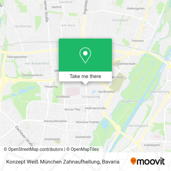 Карта Konzept Weiß München Zahnaufhellung