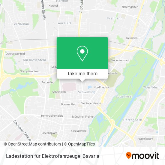Ladestation für Elektrofahrzeuge map