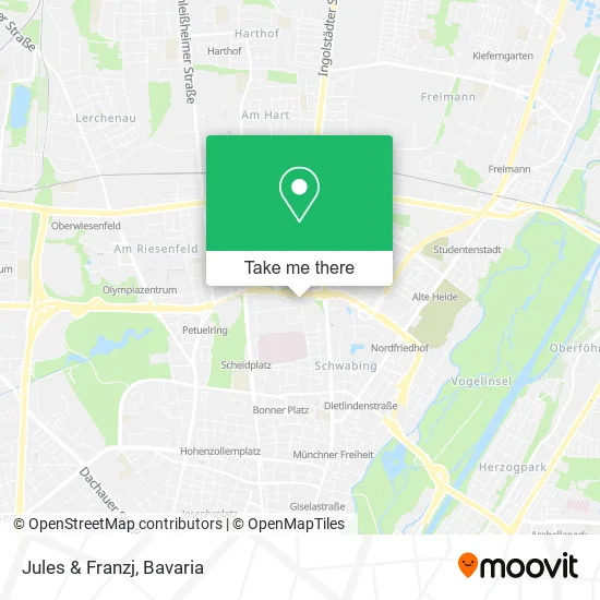 Карта Jules & Franzj