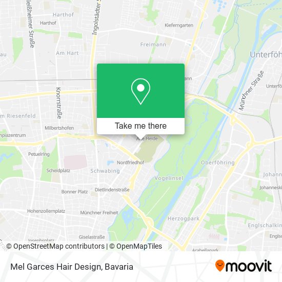 Mel Garces Hair Design map
