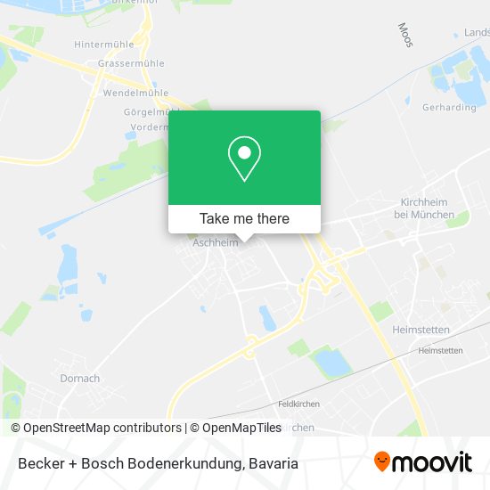 Becker + Bosch Bodenerkundung map