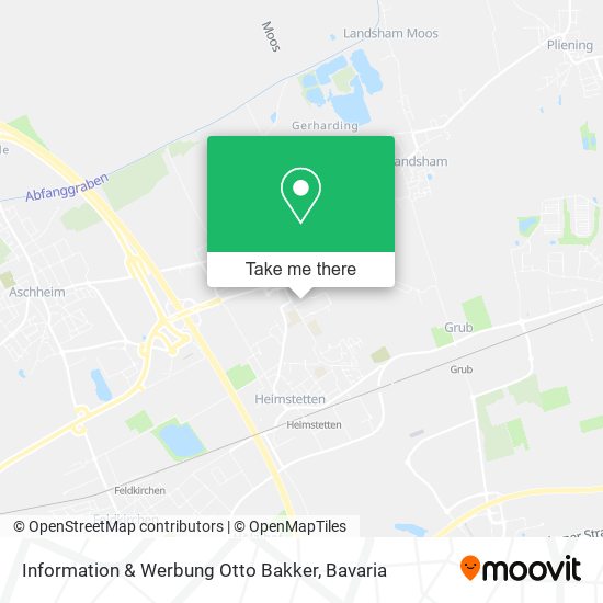 Information & Werbung Otto Bakker map