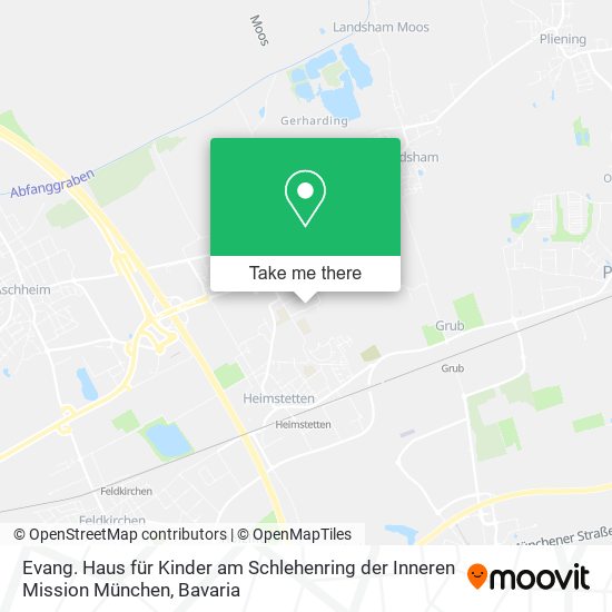 Evang. Haus für Kinder am Schlehenring der Inneren Mission München map