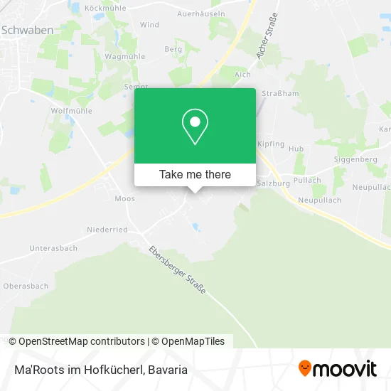 Карта Ma'Roots im Hofkücherl