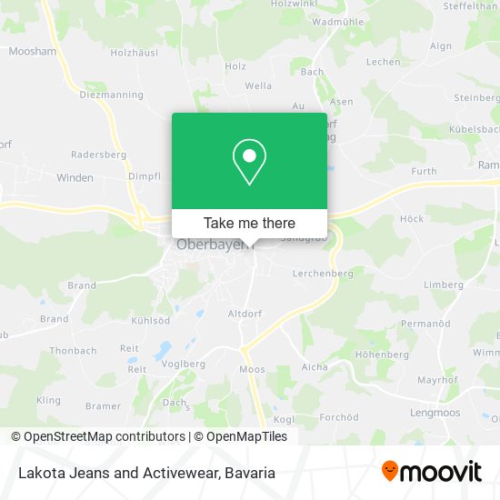 Lakota Jeans and Activewear map