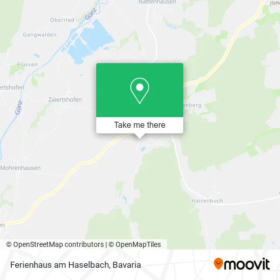 Карта Ferienhaus am Haselbach
