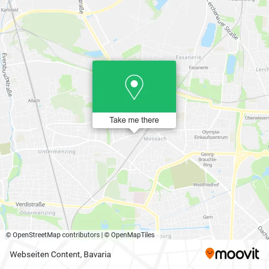 Карта Webseiten Content