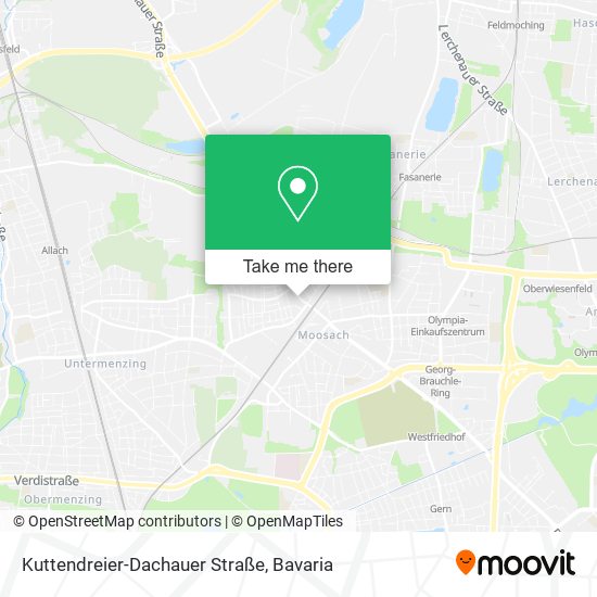 Kuttendreier-Dachauer Straße map