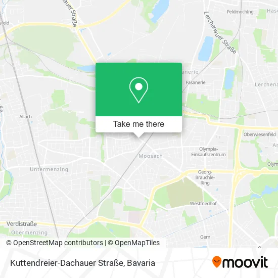 Карта Kuttendreier-Dachauer Straße
