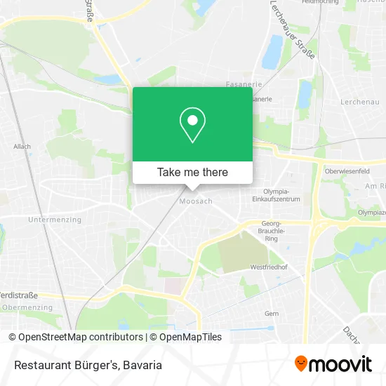 Карта Restaurant Bürger's