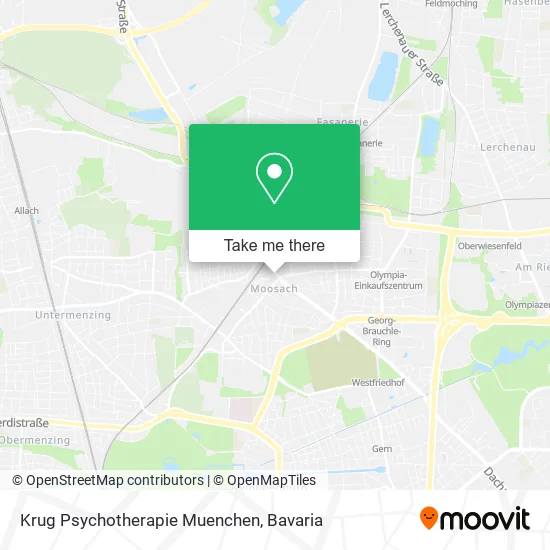 Карта Krug Psychotherapie Muenchen