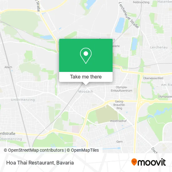 Карта Hoa Thai Restaurant