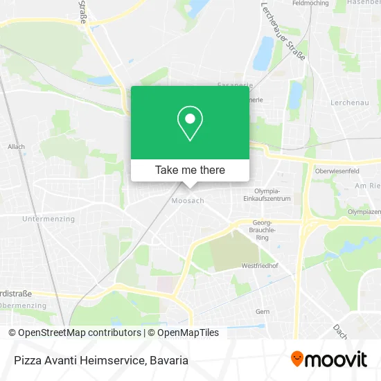 Карта Pizza Avanti Heimservice