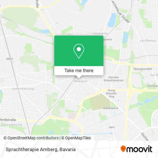 Карта Sprachtherapie Amberg