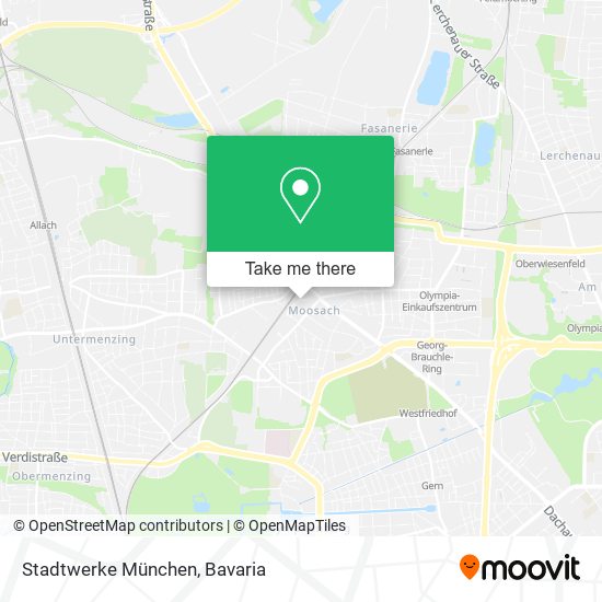 Stadtwerke München map