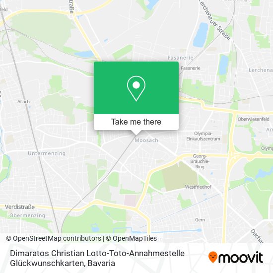 Dimaratos Christian Lotto-Toto-Annahmestelle Glückwunschkarten map