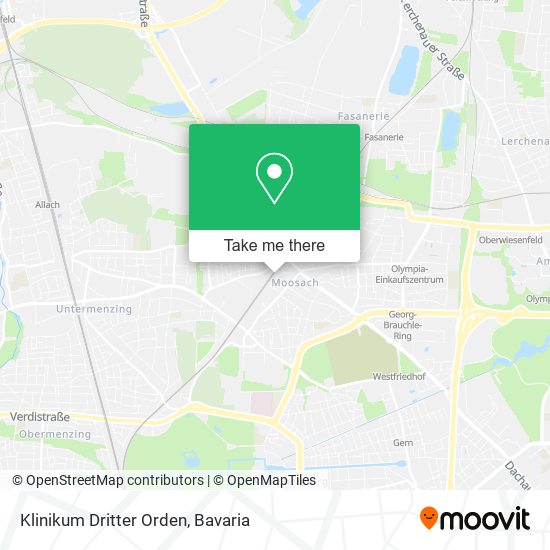 Klinikum Dritter Orden map