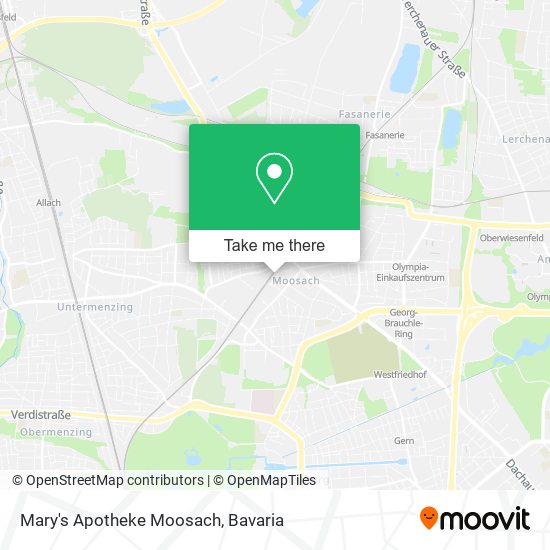 Mary's Apotheke Moosach map