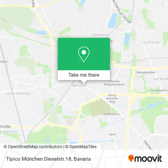 Карта Tipico München Dieselstr.18
