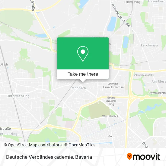 Карта Deutsche Verbändeakademie