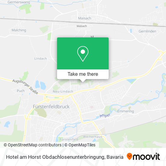 Hotel am Horst Obdachlosenunterbringung map
