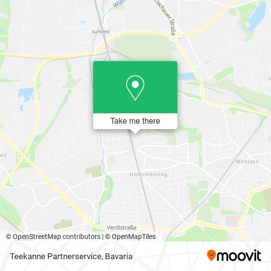 Teekanne Partnerservice map