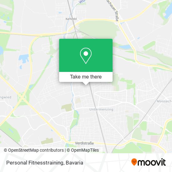 Personal Fitnesstraining map