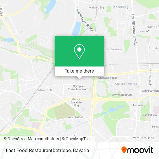 Fast Food Restaurantbetriebe map