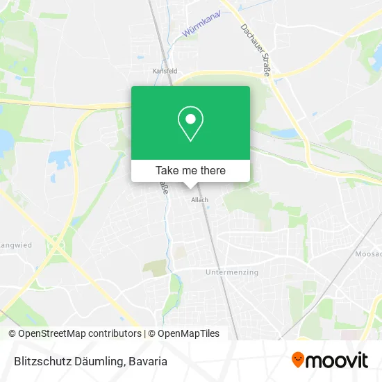 Карта Blitzschutz Däumling