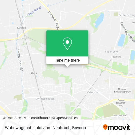 Карта Wohnwagenstellplatz am Neubruch