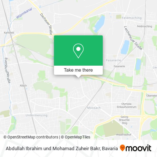 Abdullah Ibrahim und Mohamad Zuheir Bakr map