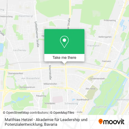 Карта Matthias Hetzel - Akademie für Leadership und Potenzialentwicklung