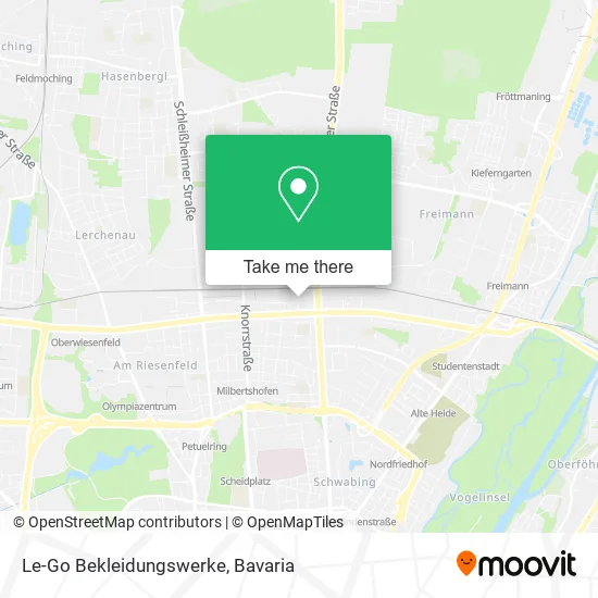 Карта Le-Go Bekleidungswerke