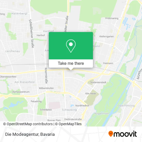 Карта Die Modeagentur