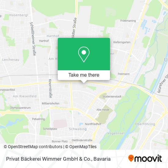 Privat Bäckerei Wimmer GmbH & Co. map