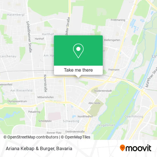 Карта Ariana Kebap & Burger