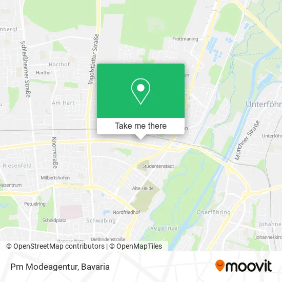 Карта Pm Modeagentur