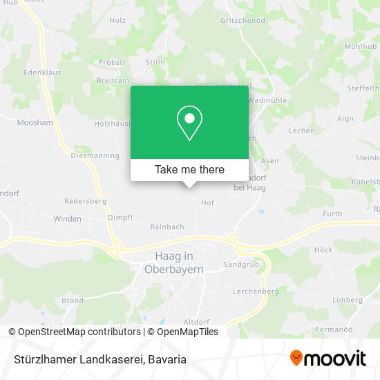 Stürzlhamer Landkaserei map