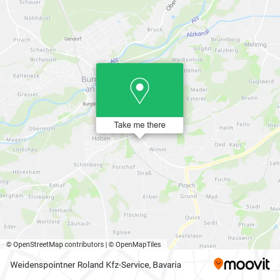 Карта Weidenspointner Roland Kfz-Service