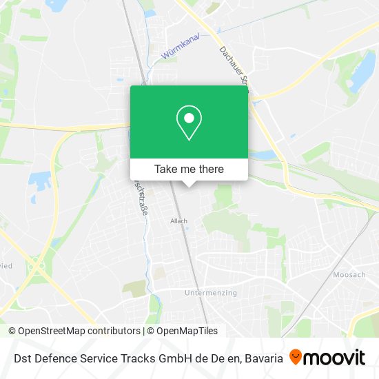Карта Dst Defence Service Tracks GmbH de De en