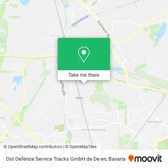 Карта Dst Defence Service Tracks GmbH de De en