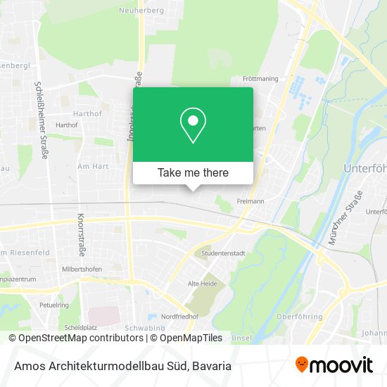 Amos Architekturmodellbau Süd map
