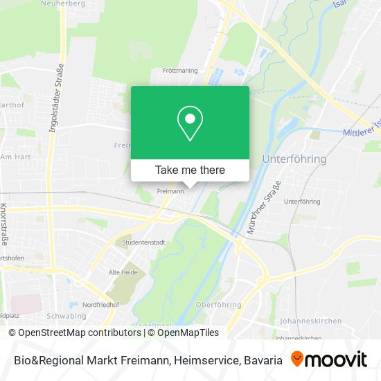 Bio&Regional Markt Freimann, Heimservice map